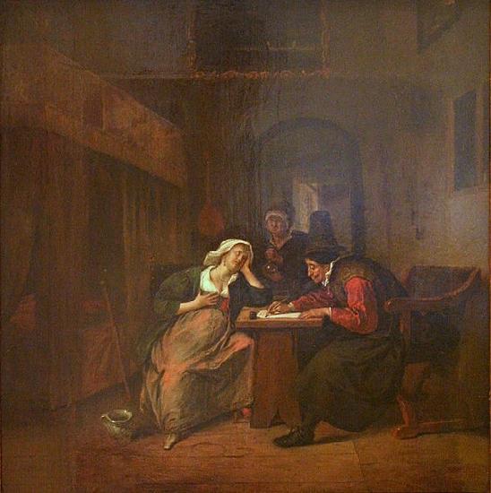 Jan Steen Physician and a Woman PatientPhysician and a Woman Patient oil painting image